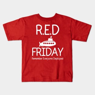 RED Friday - Submarine 1 Kids T-Shirt